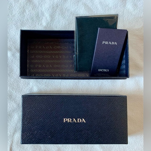 New Prada SPR 32P 2AU-6S1 Tortoise Frame Sunglasses Brown Lenses 57mm with case - Picture 7 of 7